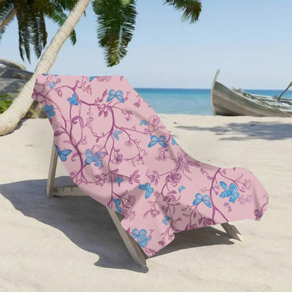 Ownkoti Country Floral & Butterfly Beach Towel - image 1