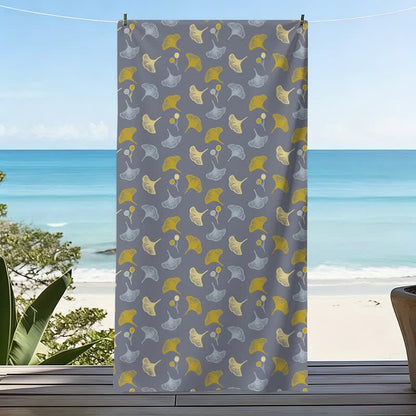 Ownkoti Botanical Ginkgo Leaf Beach Towel - image 15