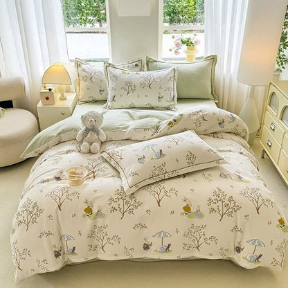 Ownkoti Bunny & Tree Brushed Cotton Bedding Set - image 1
