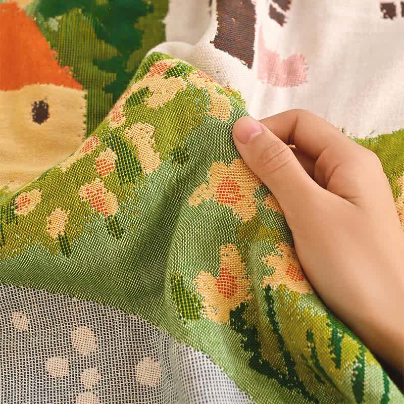 Ownkoti Fairytale Village Pure Cotton Blanket - image 7