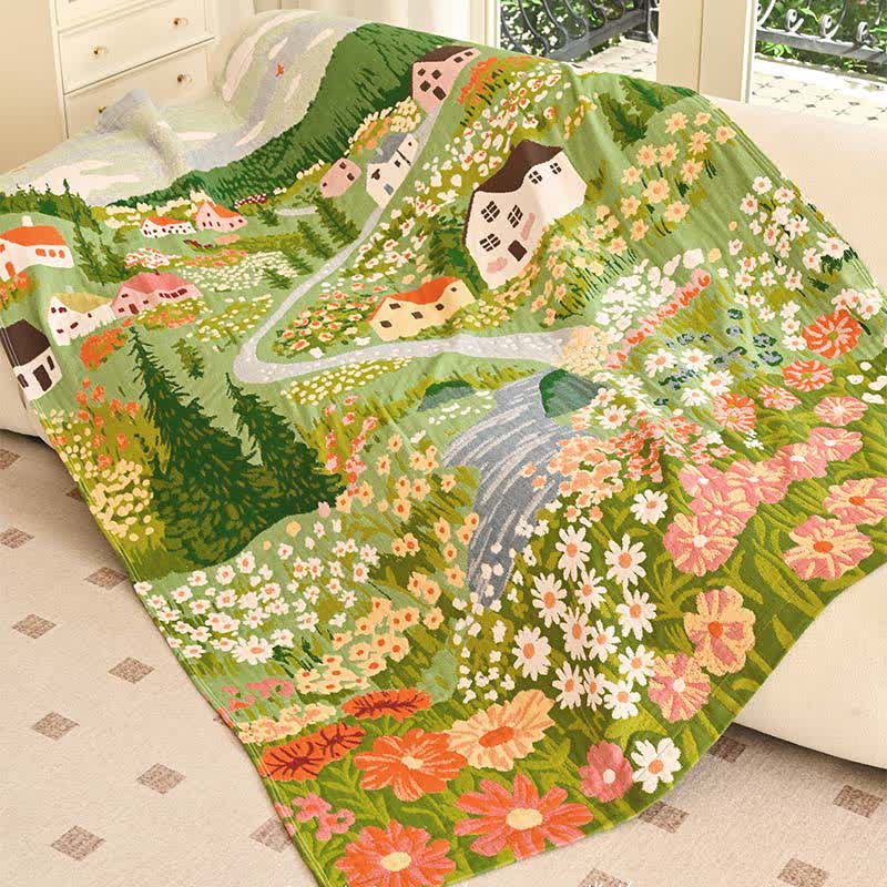 Ownkoti Fairytale Village Pure Cotton Blanket - image 5