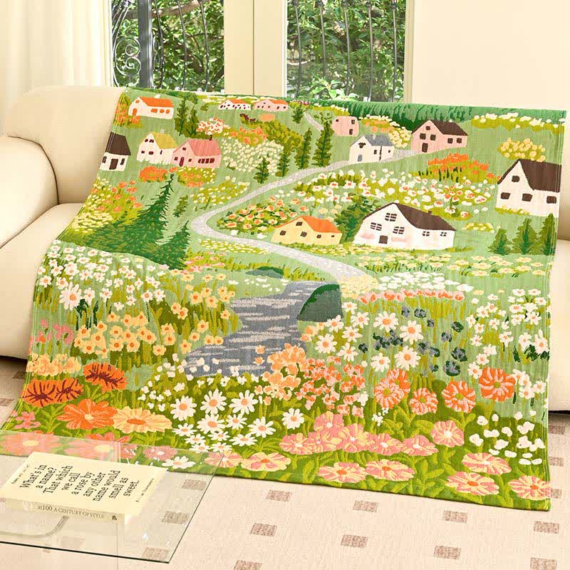 Ownkoti Fairytale Village Pure Cotton Blanket - image 2