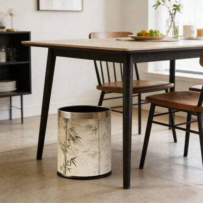 Ownkoti Oriental Bamboo Shadow Decorative Trash Can - image 10