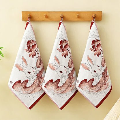 Ownkoti Eastern Bunny Cotton Gauze Kitchen Towel(3PCS) - image 5