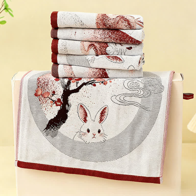 Ownkoti Eastern Bunny Cotton Gauze Kitchen Towel(3PCS) - image 3