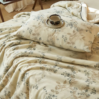 Ownkoti Fruit & Leaf Cotton Linen Quilt - image 9