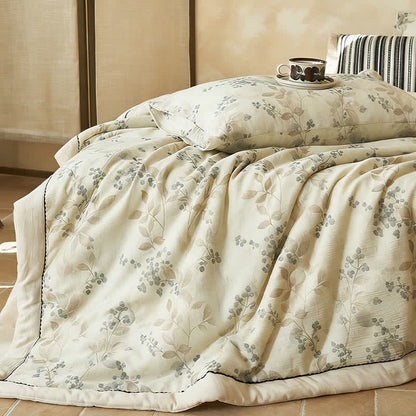 Ownkoti Fruit & Leaf Cotton Linen Quilt - image 4