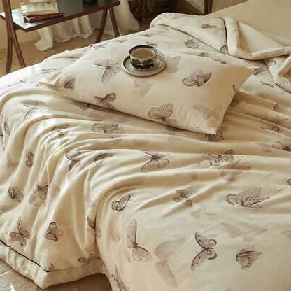 Ownkoti Dreamy Butterfly Cotton Linen Quilt - image 9