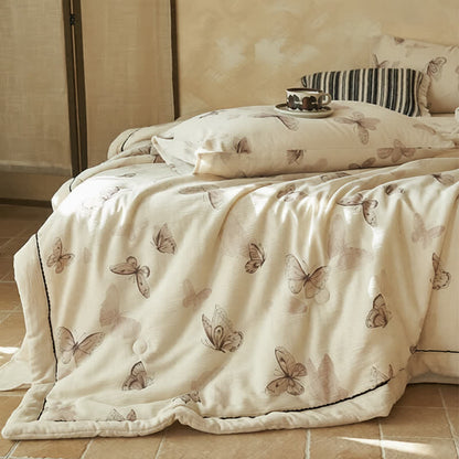Ownkoti Dreamy Butterfly Cotton Linen Quilt - image 3