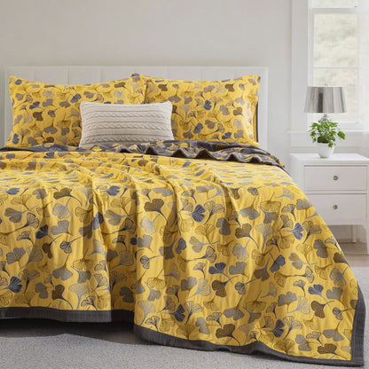Ownkoti Country Ginkgo Biloba Organic Cotton Quilt - image 11