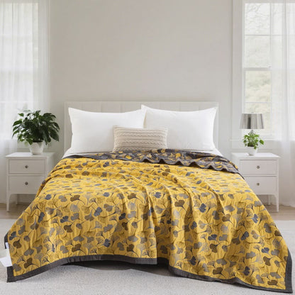 Ownkoti Country Ginkgo Biloba Organic Cotton Quilt - image 13