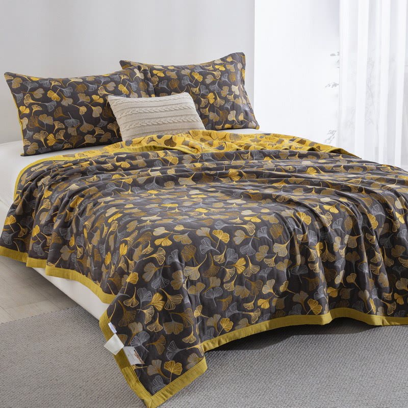 Ownkoti Country Ginkgo Biloba Organic Cotton Quilt - image 2
