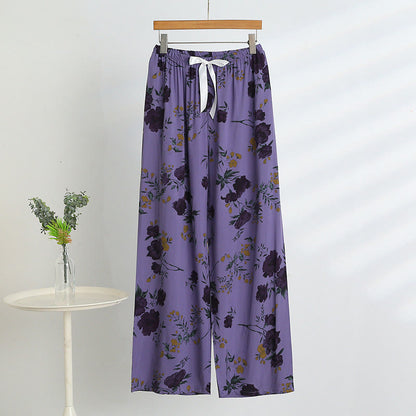 Ownkoti Purple Floral Tank & Pants Pajamas - image 5
