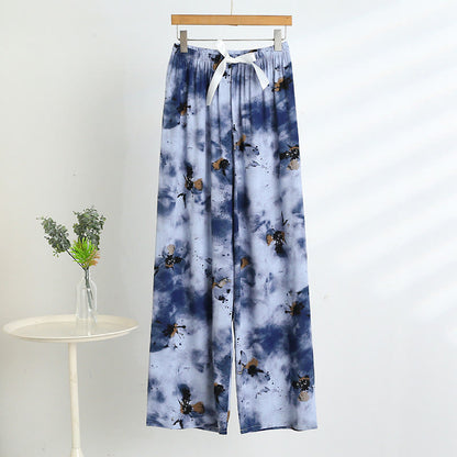 Ownkoti Blue Tie-Dye Tank & Pants Pajama Set - image 5