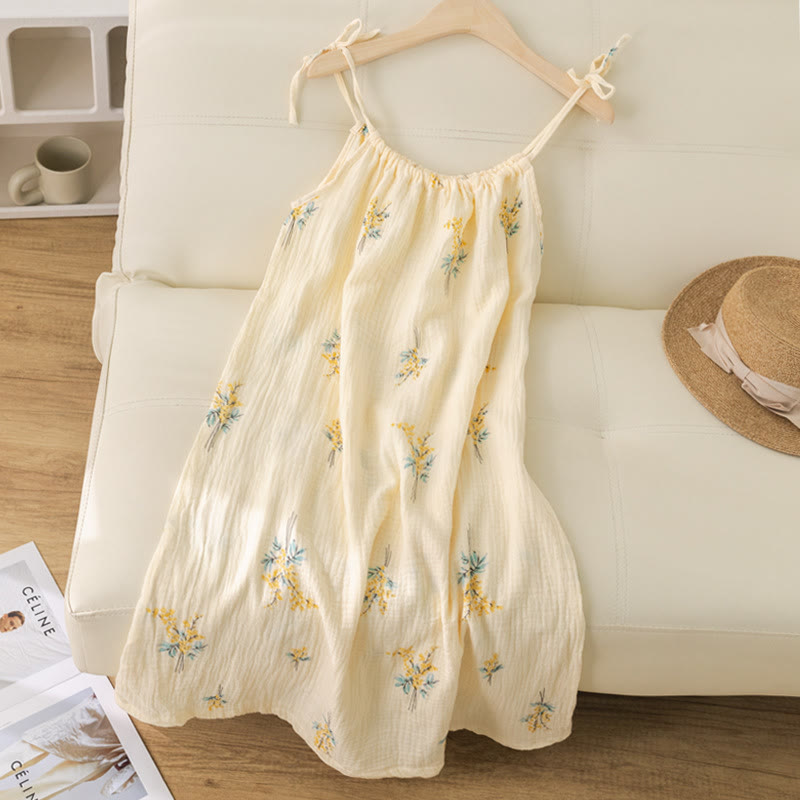 Ownkoti Country Style Floral Camisole Nightgown - image 1