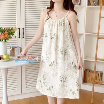 Ownkoti Fresh Country Leaf Cotton Camisole Nightgown - image 3