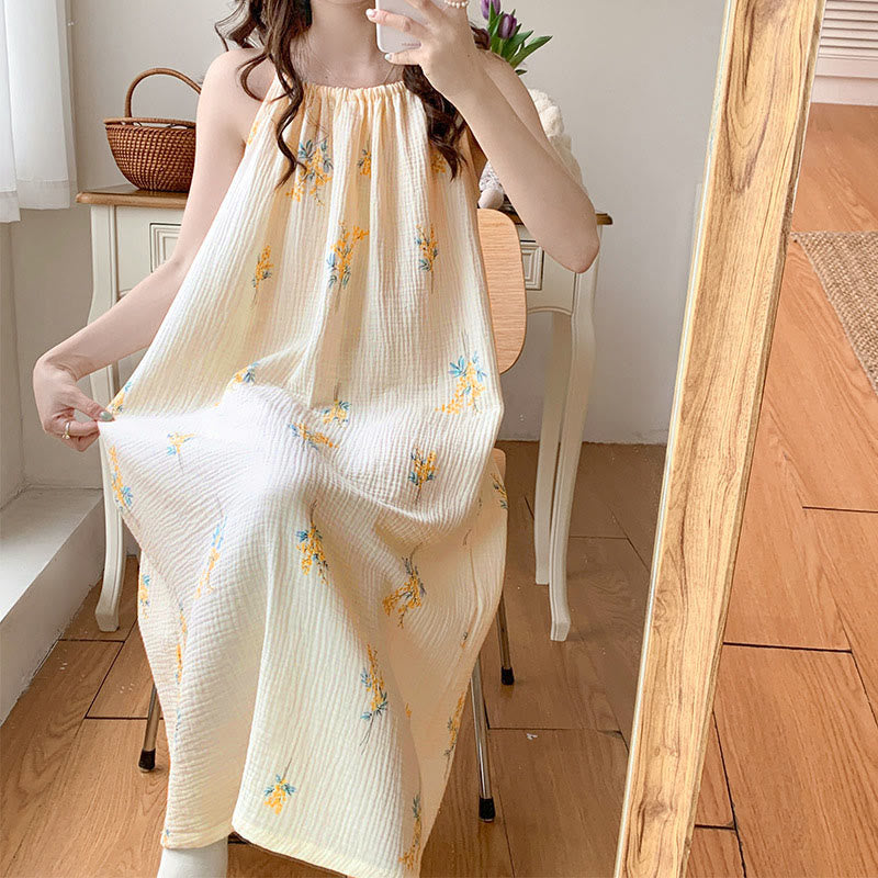 Ownkoti Country Style Floral Camisole Nightgown - image 7