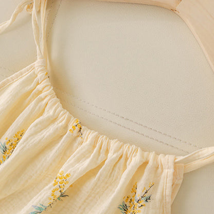 Ownkoti Country Style Floral Camisole Nightgown - image 8