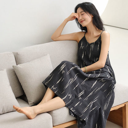 Ownkoti Bamboo Inspired Pure Cotton Camisole Nightgown - image 3