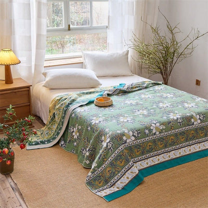 Ownkoti Wildflower Meadow Pure Cotton Quilt Blanket - image 2