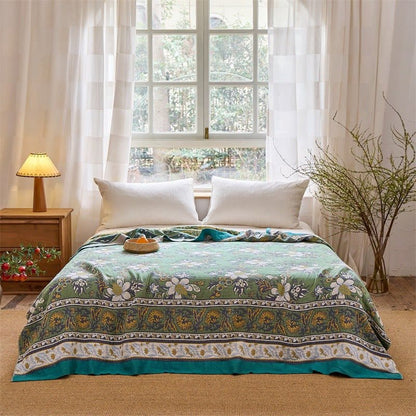 Ownkoti Wildflower Meadow Pure Cotton Quilt Blanket - image 1