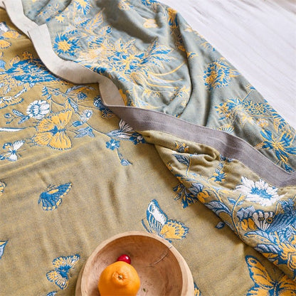 Ownkoti Butterfly & Floral Pure Cotton Quilt Blanket - image 4