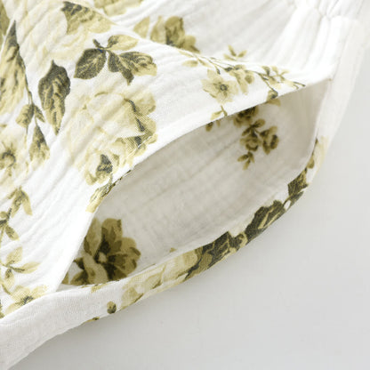 Ownkoti Vintage Peony Cotton Gauze Pajama Set - image 3