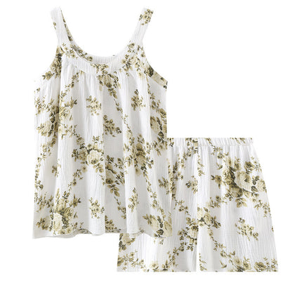 Ownkoti Peony Cotton Gauze Sleeveless Pajama Set - image 2