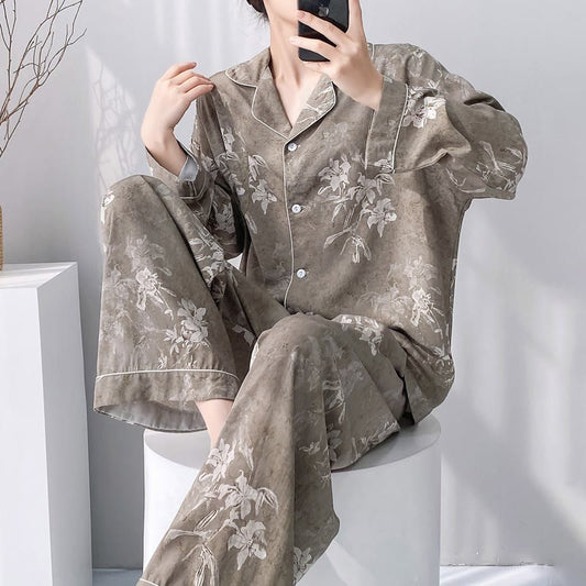 Ownkoti Elegant Lily Floral Pajama Set - image 0