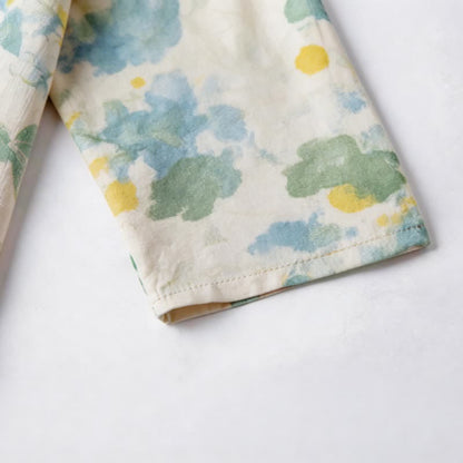 Ownkoti Oriental Artistic Watercolor Pajama Set - image 4