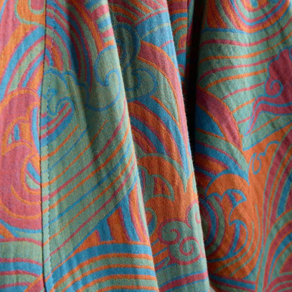 Ownkoti Vintgae Cloud Short Sleeve Cotton Robe - image 8