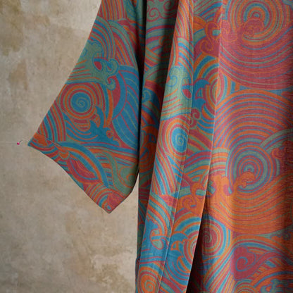 Ownkoti Vintgae Cloud Short Sleeve Cotton Robe - image 3