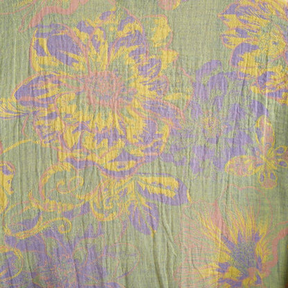 Ownkoti Artistic Floral Short Sleeve Cotton Robe - image 8