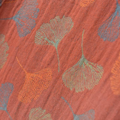 Ownkoti Ginkgo Leaf Cotton Gauze Yukata Robe - image 13