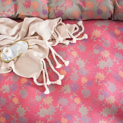 Ownkoti Rustic Maple Leaf Cotton Bedding Set(4PCS) - image 5