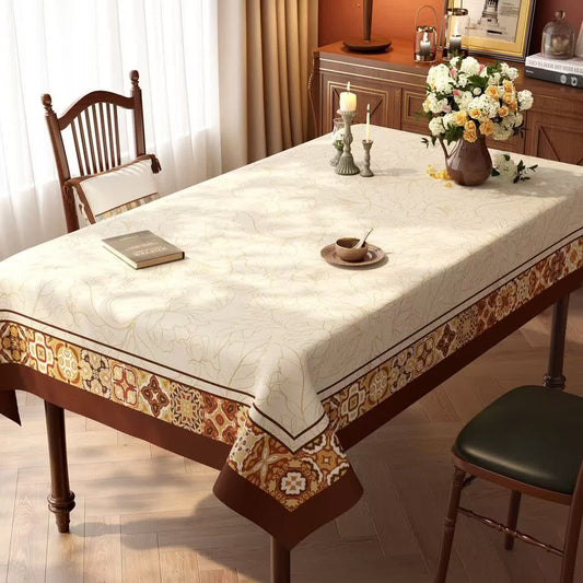 Ownkoti Boho Style Geometric Pattern Tablecloth - A - 55'' × 86'' - image 0