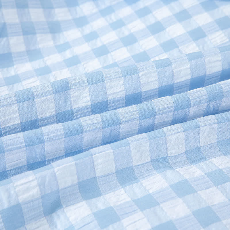 Ownkoti Classic Plaid Pure Cotton Nightgown - image 14