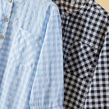 Ownkoti Classic Plaid Pure Cotton Nightgown - image 3