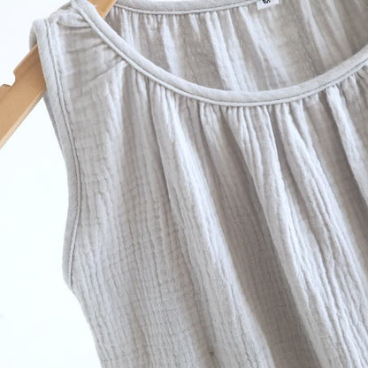 Ownkoti Cotton Double Gauze Tank Top & Shorts Set - image 5