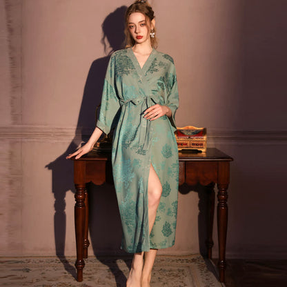 Ownkoti Luxury Floral 3/4 Sleeve Kimono Robe - image 1