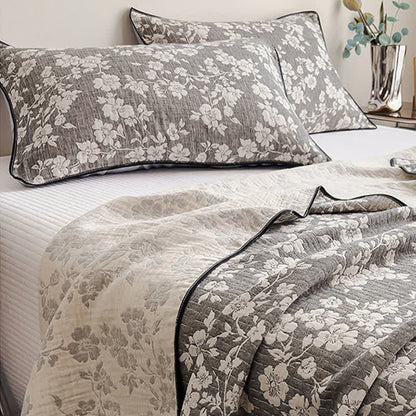 Ownkoti Pastoral Floral Cotton Gauze Quilt Blanket - image 2