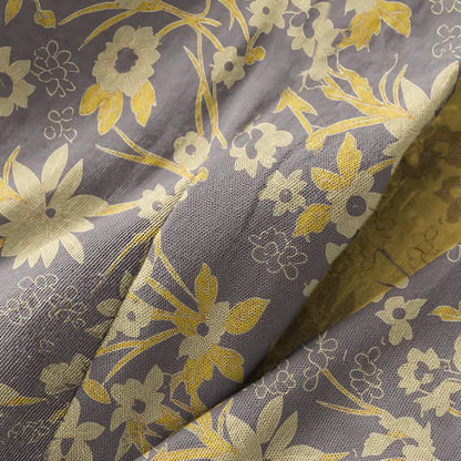 Ownkoti Pastoral Floral Jacquard Kimono Cotton Robe - image 24