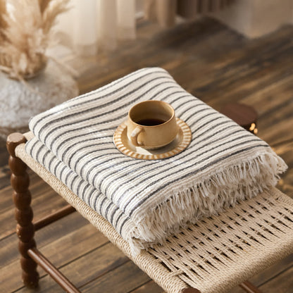 Ownkoti 4-Layer Cotton Striped Muslin Throw - image 34