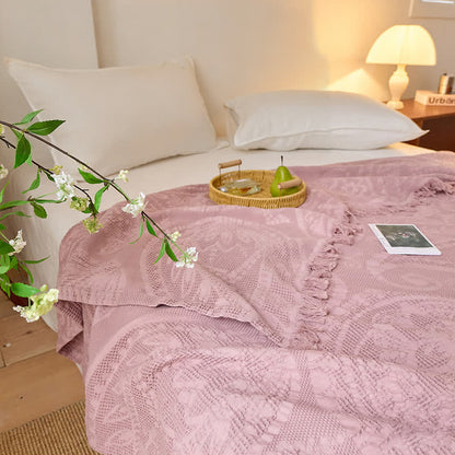 Ownkoti Chic Jacquard Waffle Weave Quilt Blanket - image 0