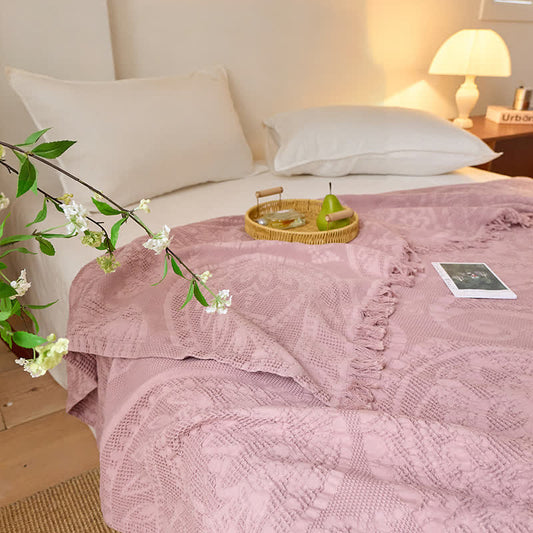 Ownkoti Chic Jacquard Waffle Weave Quilt Blanket - image 0