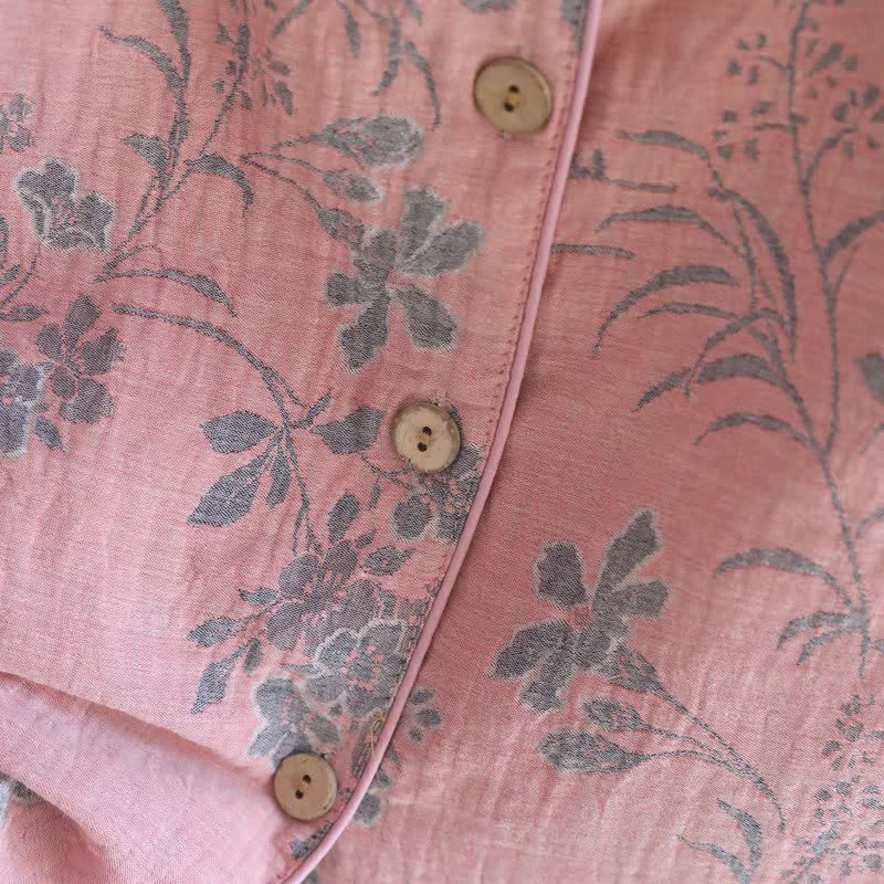 Ownkoti Branch & Floral Pure Cotton Pajama Set - image 9