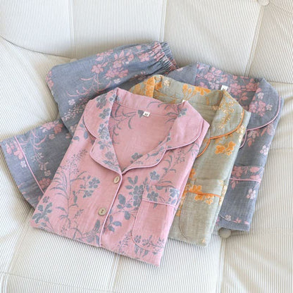 Ownkoti Branch & Floral Pure Cotton Pajama Set - image 1