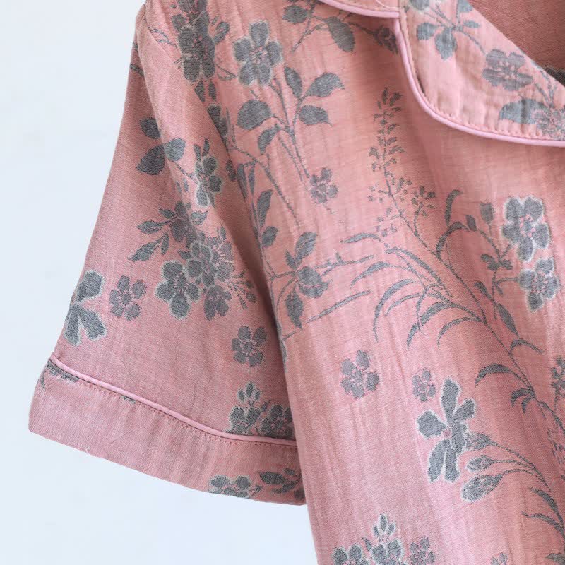 Ownkoti Branch & Floral Pure Cotton Pajama Set - image 11