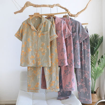 Ownkoti Branch & Floral Pure Cotton Pajama Set - image 2