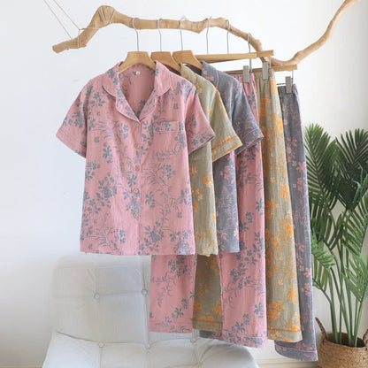 Ownkoti Branch & Floral Pure Cotton Pajama Set - image 0